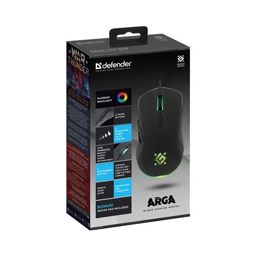 Mysz przewodowa Defender ARGA 3600dpi-38039