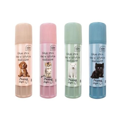 Klej w sztyfcie 8g Interdruk Puppy sign pieski kot-38123