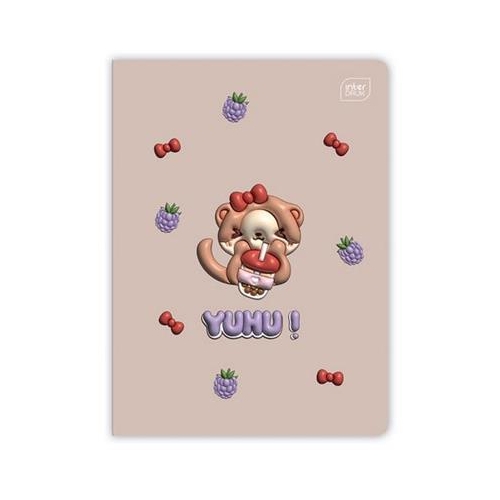 Zeszyt Interdruk A5/16 Linia kolorowa YUHU MIX