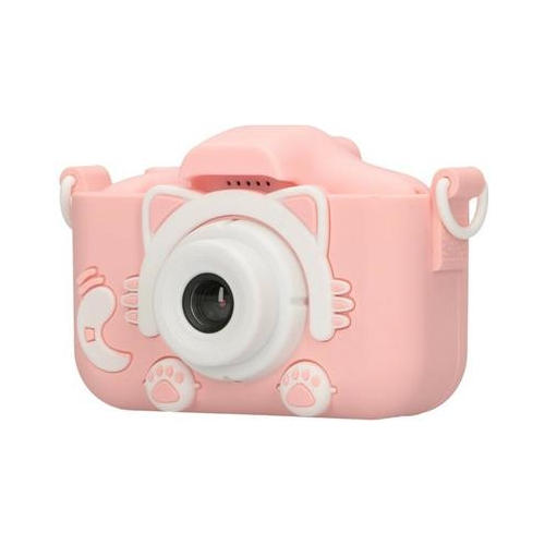 Mini aparat cyfrowy dla dzieci Różowy w etui -38170