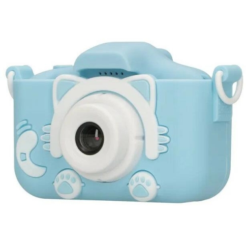 Mini aparat cyfrowy dla dzieci Niebieski w etui-38173