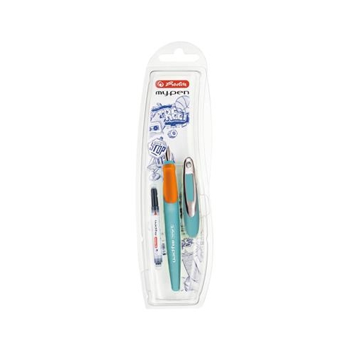Pióro wieczne Herlitz My Pen Turkus pomarańcz PR-38179