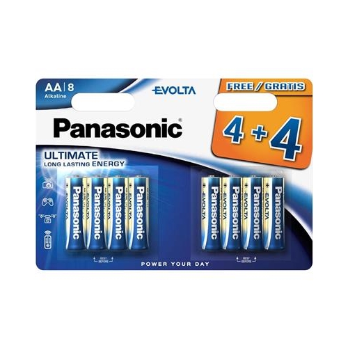 Bateria Panasonic Alkaline LR3 AAA EVOLTA 4+4szt