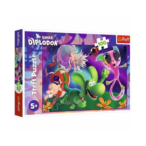 Puzzle TREFL 100 Smok Diplodok