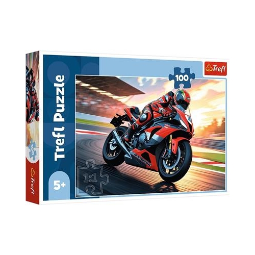 Puzzle TREFL 100 Szybki motocykl