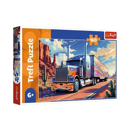 Puzzle TREFL 160 Ciężarówka w trasie