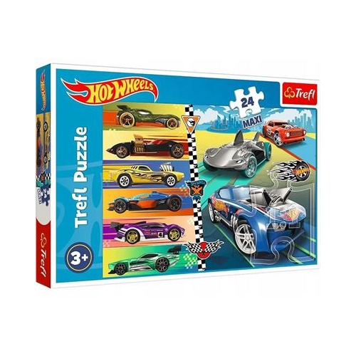Puzzle TREFL 24 MAXI Hot Wheels