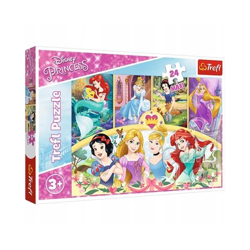 Puzzle TREFL 24 MAXI Księżniczki