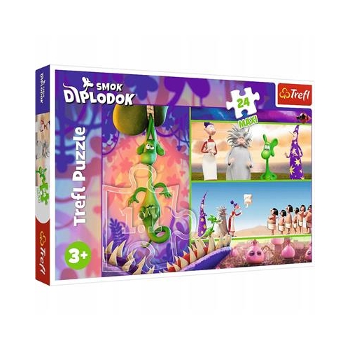 Puzzle TREFL 24 MAXI Smok Diplodok