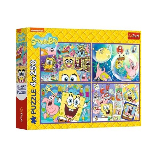 Puzzle TREFL 2x 250 Spongebob