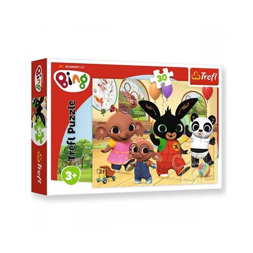 Puzzle TREFL 30 Bing - z Bingiem jest wesoło