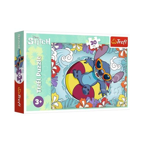Puzzle TREFL 30 Lilo i Stitch na wakacjach