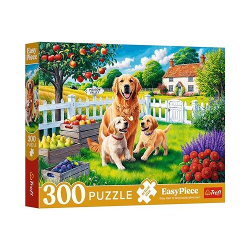 Puzzle TREFL 300 Pieski na wsi