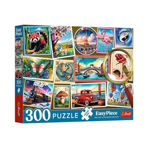 Puzzle TREFL 300 Znaczki pocztowe
