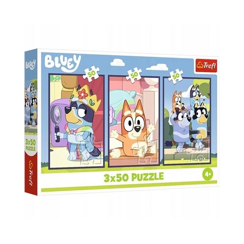 Puzzle TREFL 3x 50 Rodzina Bluey