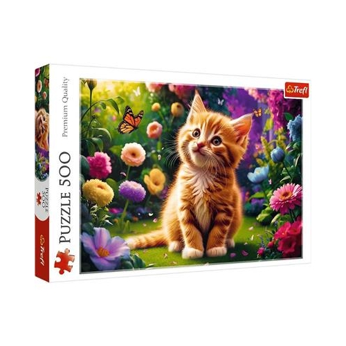 Puzzle TREFL 500 Uroczy kotek