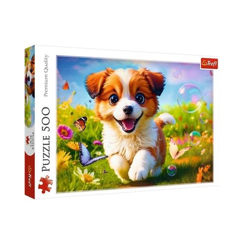 Puzzle TREFL 500 Wesoły piesek