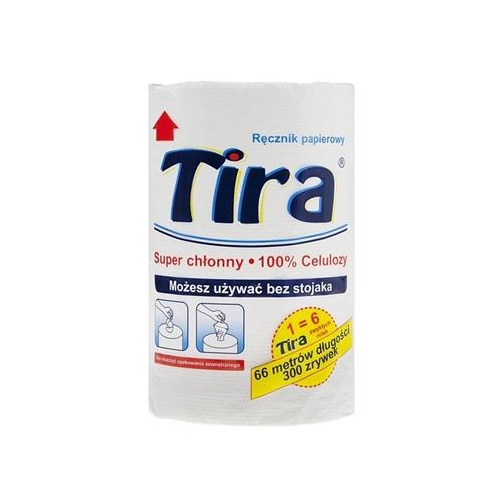 Ręcznik papierowy Tira Jumbo 300 100% celuloza