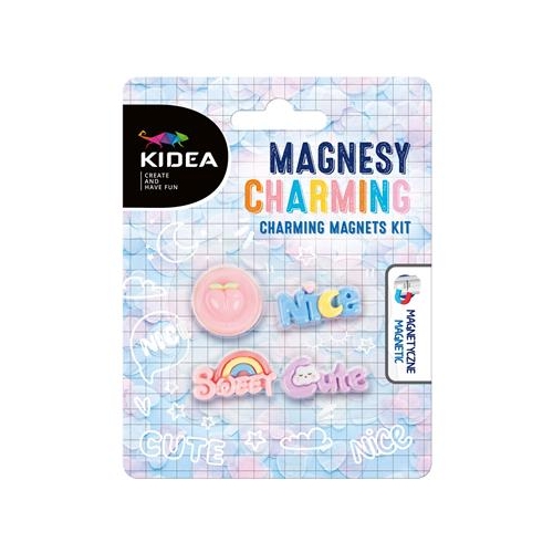Magnesy na lodówkę Kidea Charming 4szt