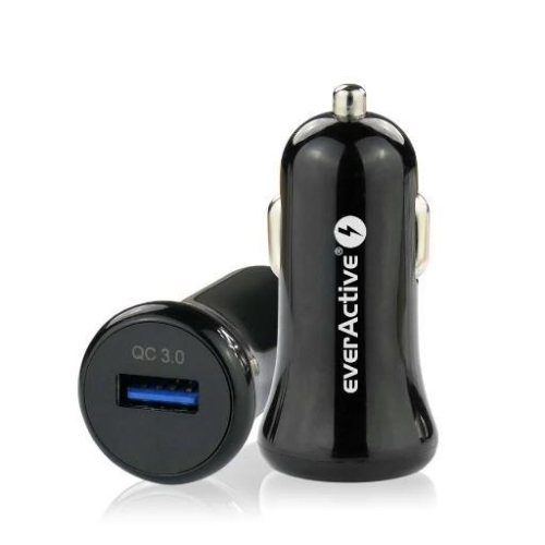 Ładowarka samochodowa everActive USB Quick Charge