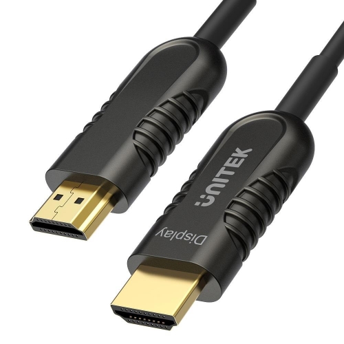Kabel optyczny HDMI Unitek Y-C1076BK HDMI 2.0, A
