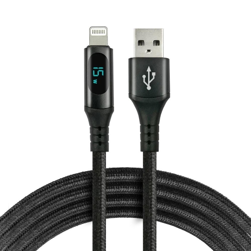Kabel USB -> Lightning everActive 1m 2,4A LCD