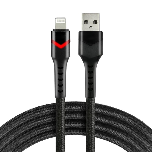 Kabel USB -> Lightning everActive 1m 2,4A RGB LED