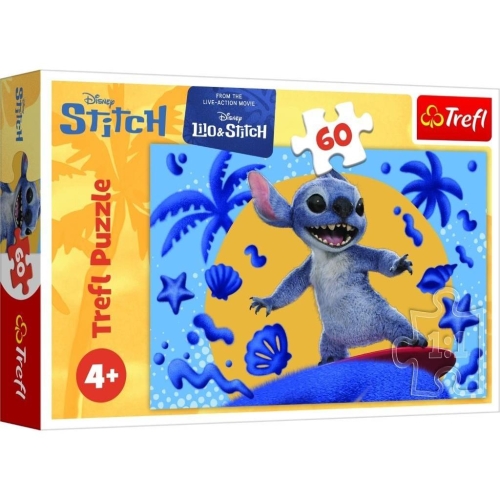 Puzzle TREFL 60 Stitch na fali