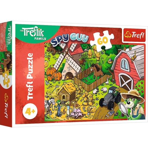 Puzzle TREFL 60 Trefliki na farmie Puzzle TREFL 60 Trefliki na farmie