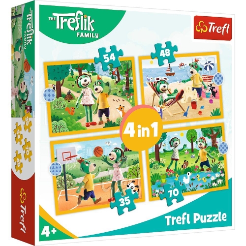 Puzzle TREFL 4w1 Trefliki