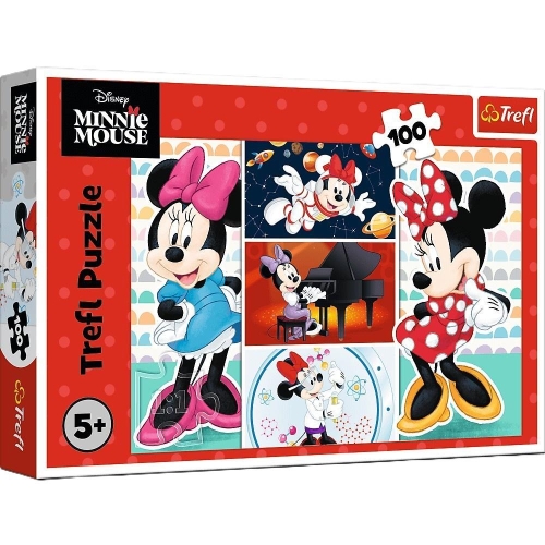 Puzzle TREFL 100 Disney Zabawa Minnie
