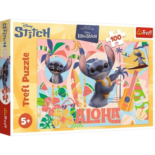 Puzzle TREFL 100 El Stitch Aloha