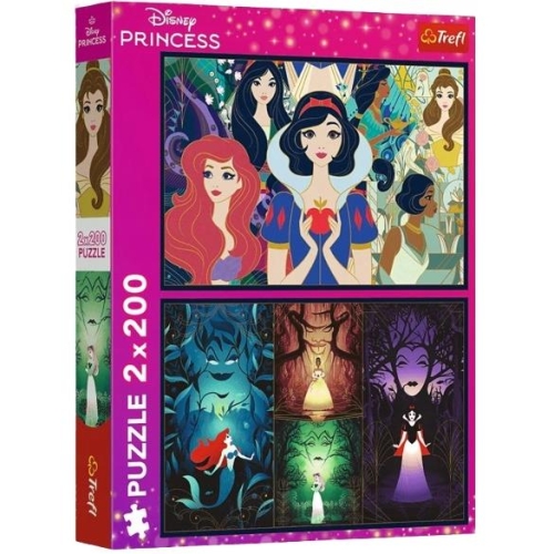 Puzzle TREFL 2x 200 Księżniczki Disneya
