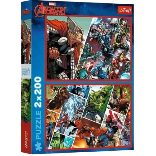 Puzzle TREFL 2x 200 Avengers