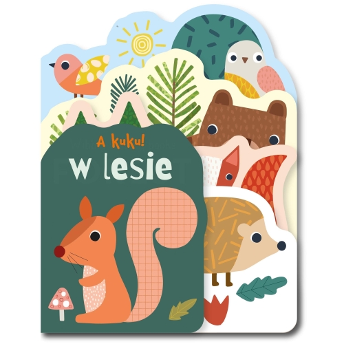 Książeczka kartonowa A kuku! W lesie Książeczka kartonowa A kuku! W lesie