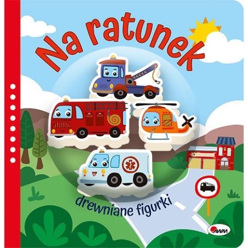 Książeczka z drewnianymi figurkami Na ratunek Książeczka z drewnianymi figurkami Na ratunek