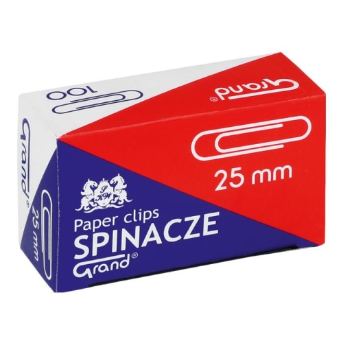 Spinacze okrągłe Grand 100szt 25mm
