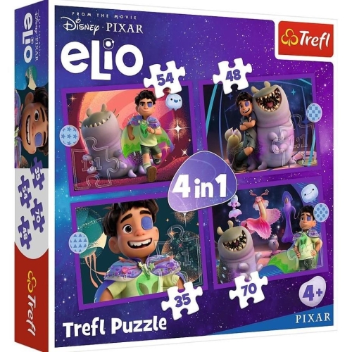 Puzzle TREFL 4w1 Pozaziemskie życie Elio