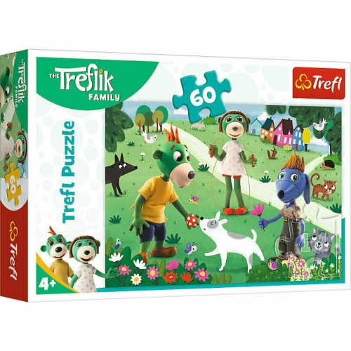 Puzzle TREFL 60 Radosny dzień Treflików Puzzle TREFL 60 Radosny dzień Treflików
