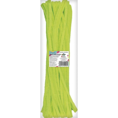 Druciki kreatywne 30cm 50szt Cytrynowy neon