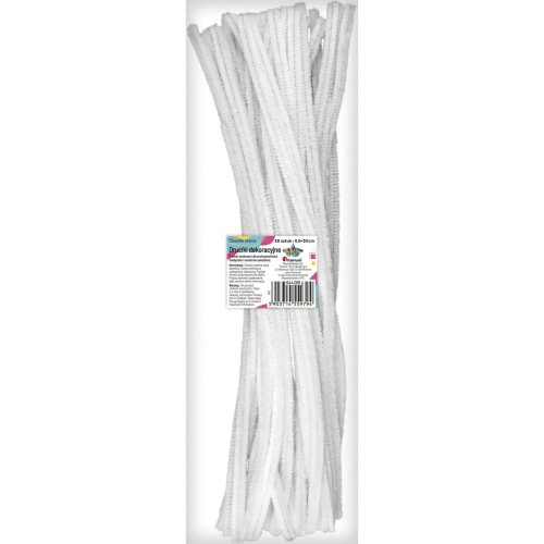 Druciki kreatywne 30cm 50szt Biały