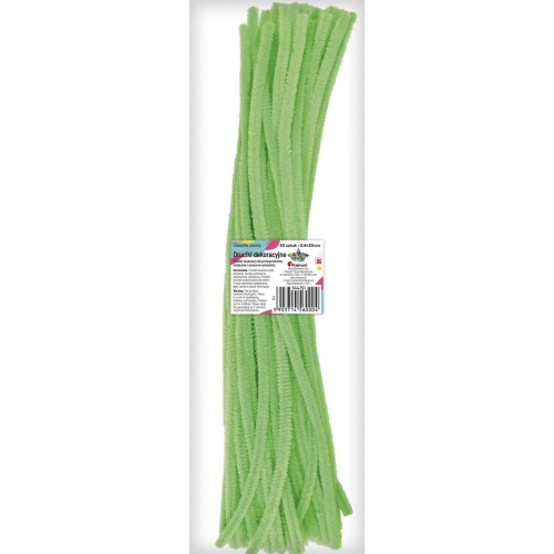 Druciki kreatywne 30cm 50szt Zielony neonowy