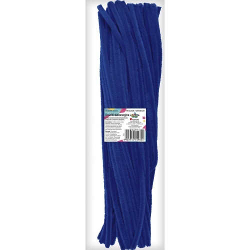 Druciki kreatywne 30cm 50szt Kobaltowy