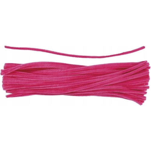Druciki kreatywne 30cm 50szt Fuksja-39142