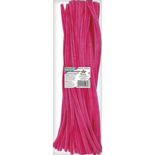 Druciki kreatywne 30cm 50szt Fuksja