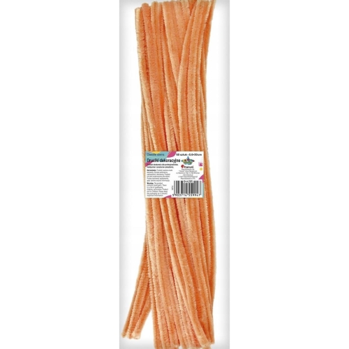 Druciki kreatywne 30cm 50szt Cielisty ciemny