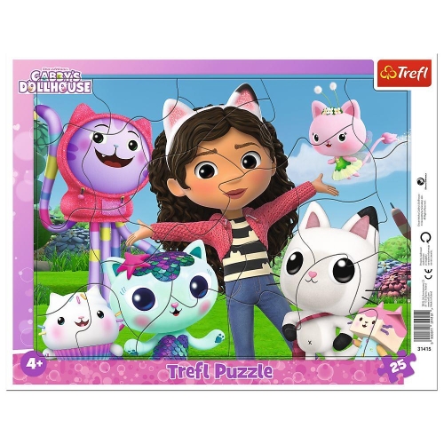 Puzzle TREFL 25 Ramkowe Poznaj Gabi