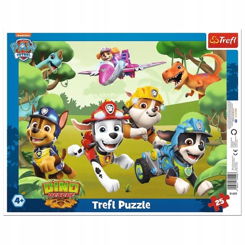 Puzzle TREFL 25 Ramkowe Psi Patrol triki piesków Puzzle TREFL 25 Ramkowe Psi Patrol triki piesków