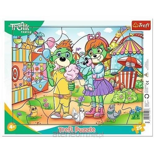 Puzzle TREFL 25 Ramkowe Rodzinny dzień Treflików
