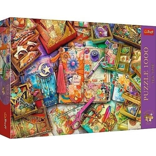 Puzzle TREFL Premium 1000 Biurko pełne inspiracji